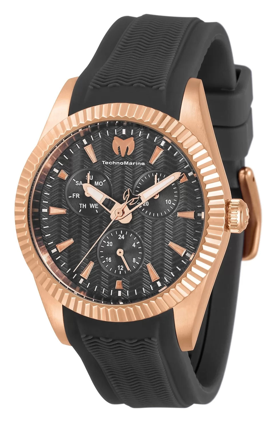 Technomarine Women's TM-719035 Sea Quartz 3 Hand Charcoal Dial Watch