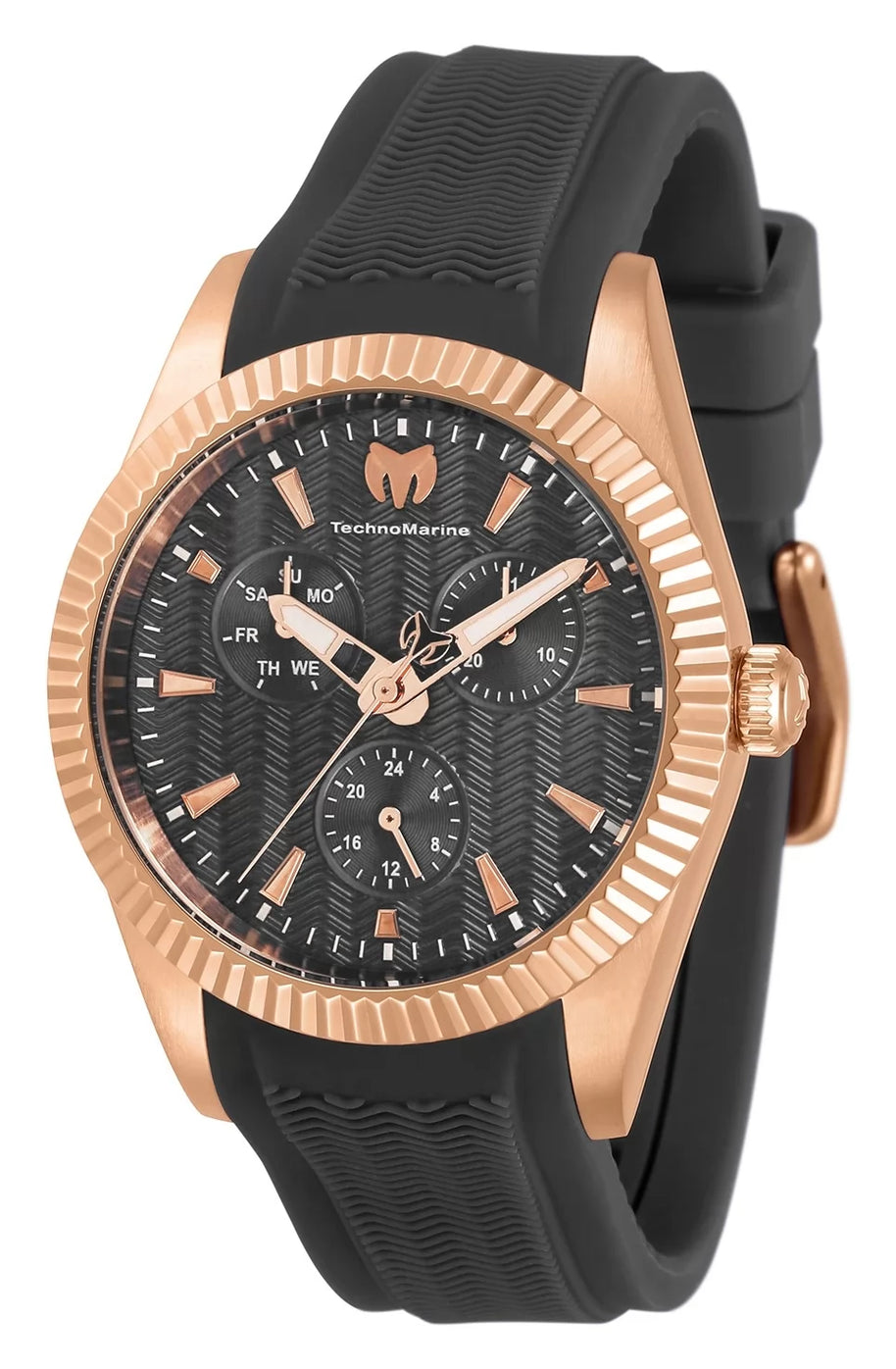 Technomarine Women's TM-719035 Sea Quartz 3 Hand Charcoal Dial Watch