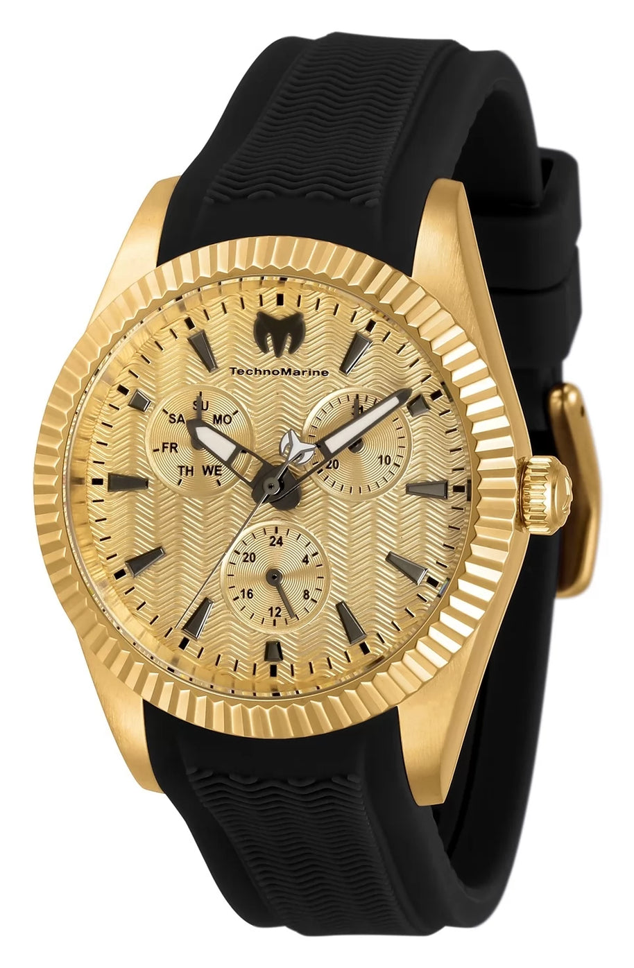 Technomarine Women's TM-719031 Sea Quartz 3 Hand Gold Dial Watch