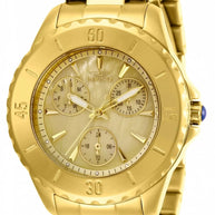 Invicta Women's 29107 Angel Quartz 3 Hand Gold Dial Watch