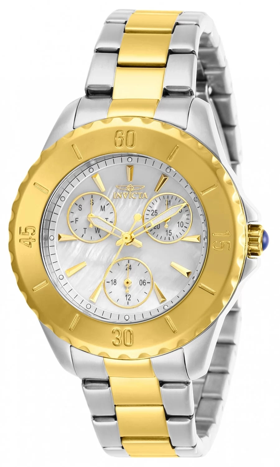 Invicta Men's 29110 Angel Quartz 3 Hand White Dial Watch