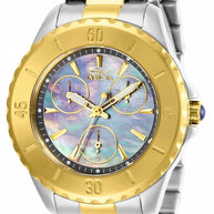 Invicta Women's 29112 Angel Quartz 3 Hand Gunmetal Dial Watch