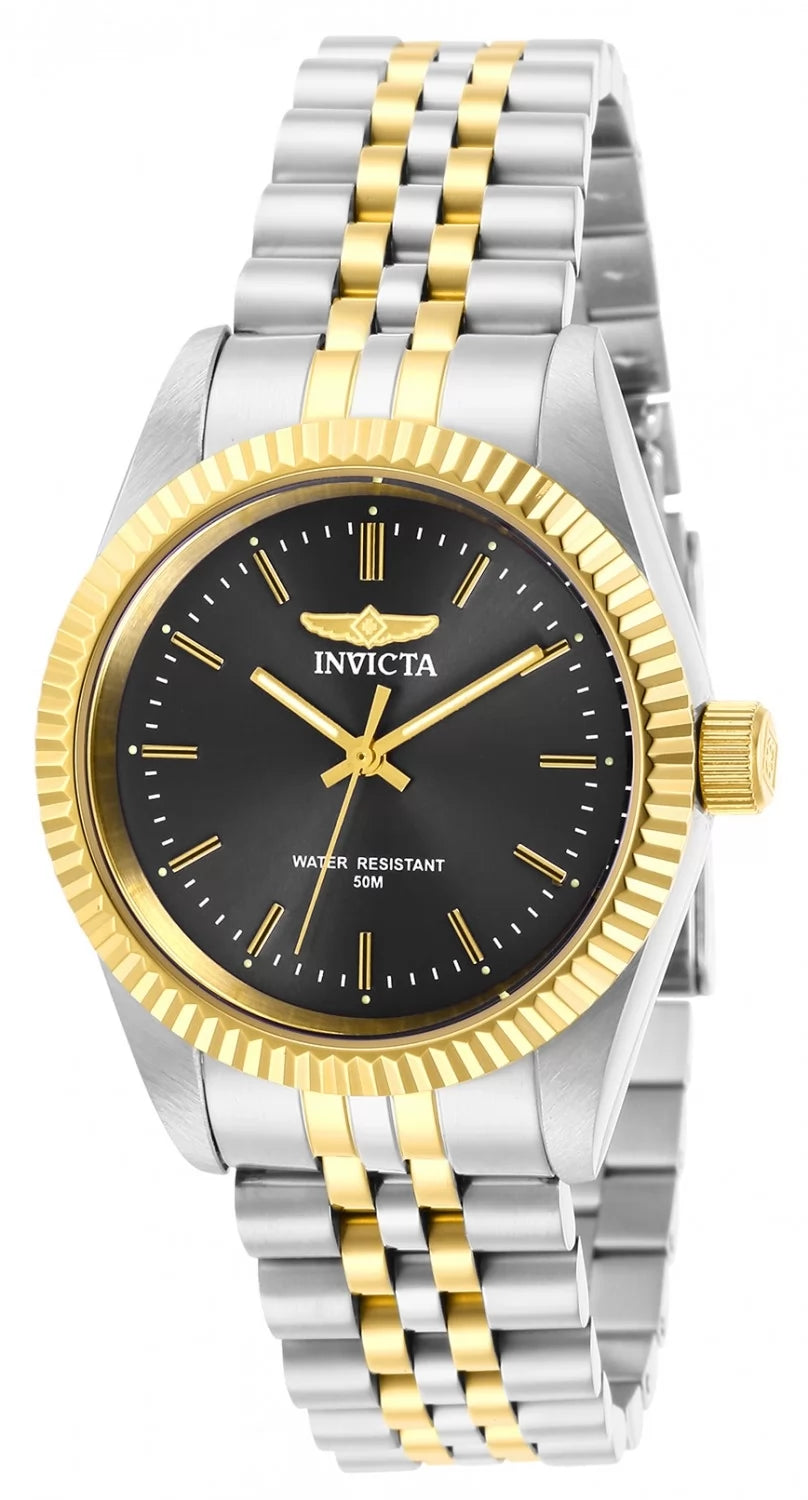 Invicta Women's 29400 Specialty  Quartz 3 Hand Charcoal Dial Watch