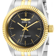 Invicta Women's 29400 Specialty  Quartz 3 Hand Charcoal Dial Watch