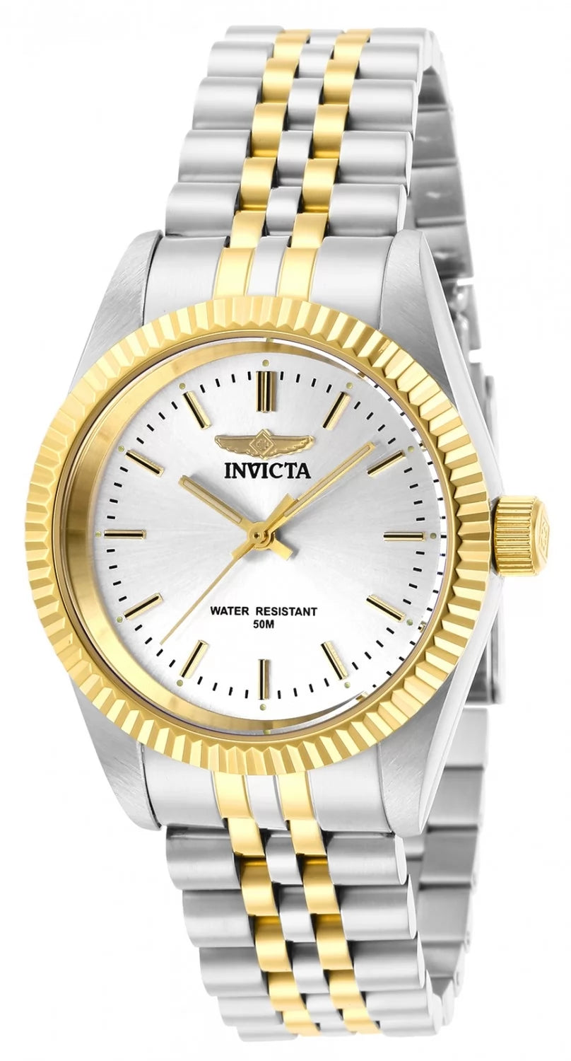 Invicta Women's 29401 Specialty  Quartz 3 Hand Silver Dial Watch