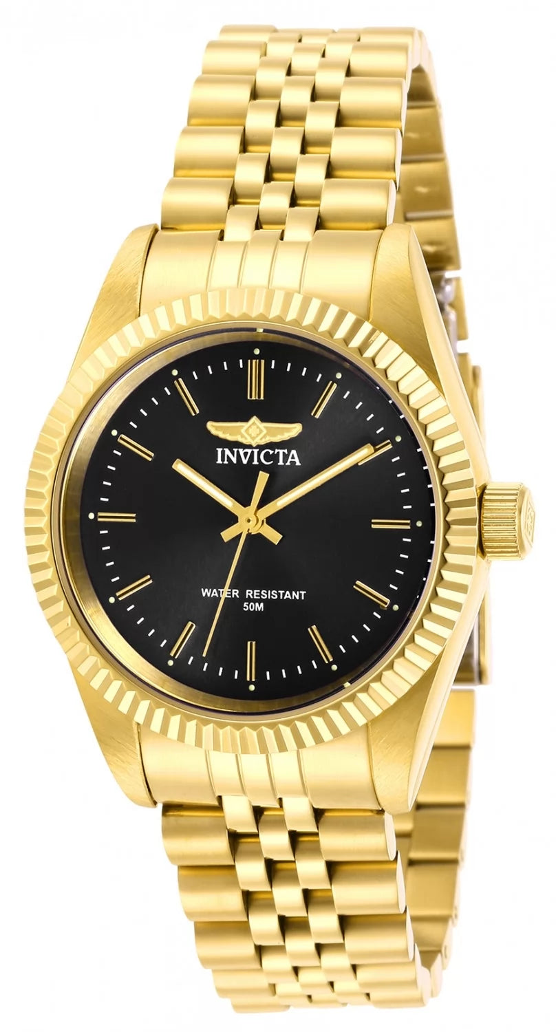 Invicta Women's 29406 Specialty Quartz 3 Hand Charcoal Dial Watch