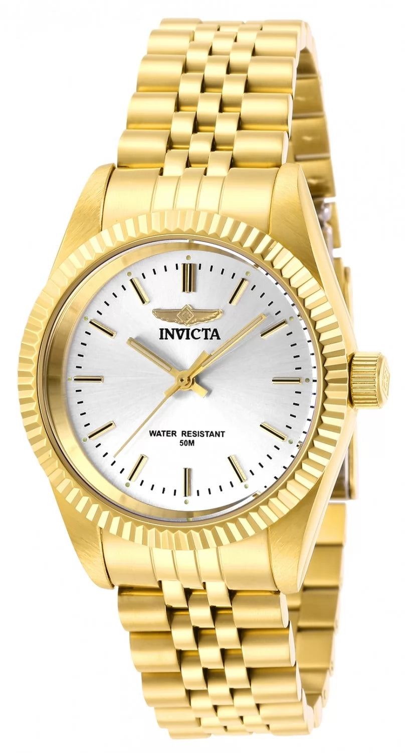 Invicta Women's 29407 Specialty Quartz 3 Hand Silver Dial Watch