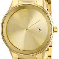 Invicta Men's 29471 Specialty Quartz 2 Hand Gold Dial Watch