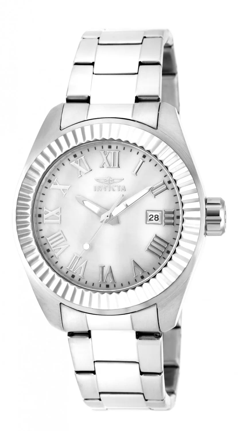 Invicta Women's 20315 Angel Quartz 3 Hand White Dial