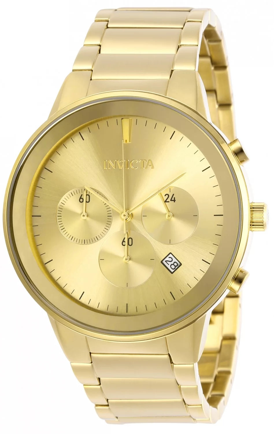 Invicta Men's 29481 Specialty Quartz Chronograph Gold Dial Watch
