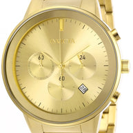 Invicta Men's 29481 Specialty Quartz Chronograph Gold Dial Watch