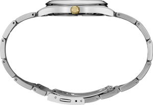 Seiko SUR363 Men's Quartz Black Dial Steel Bracelet Watch
