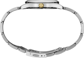 Seiko SUR363 Men's Quartz Black Dial Steel Bracelet Watch