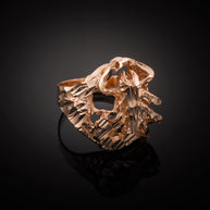 Gold Scorpion Diamond Cut Ring(Available in Yellow/Rose/White Gold)
