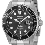 Invicta Men's 30018 Pro Diver  Quartz 3 Hand Black Dial Watch