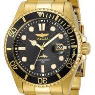 Invicta Men's 30026 Pro Diver Quartz 3 Hand Black Dial Watch