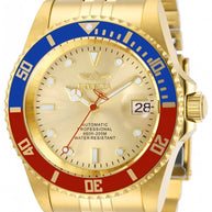 Invicta Men's 29183 Pro Diver Automatic 3 Hand Gold Dial Watch