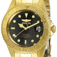Invicta Men's 29939 Pro Diver  Quartz 3 Hand Black Dial Watch
