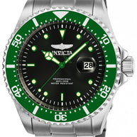 Invicta Men's 25714 Pro Diver Quartz 3 Hand Charcoal Dial Watch