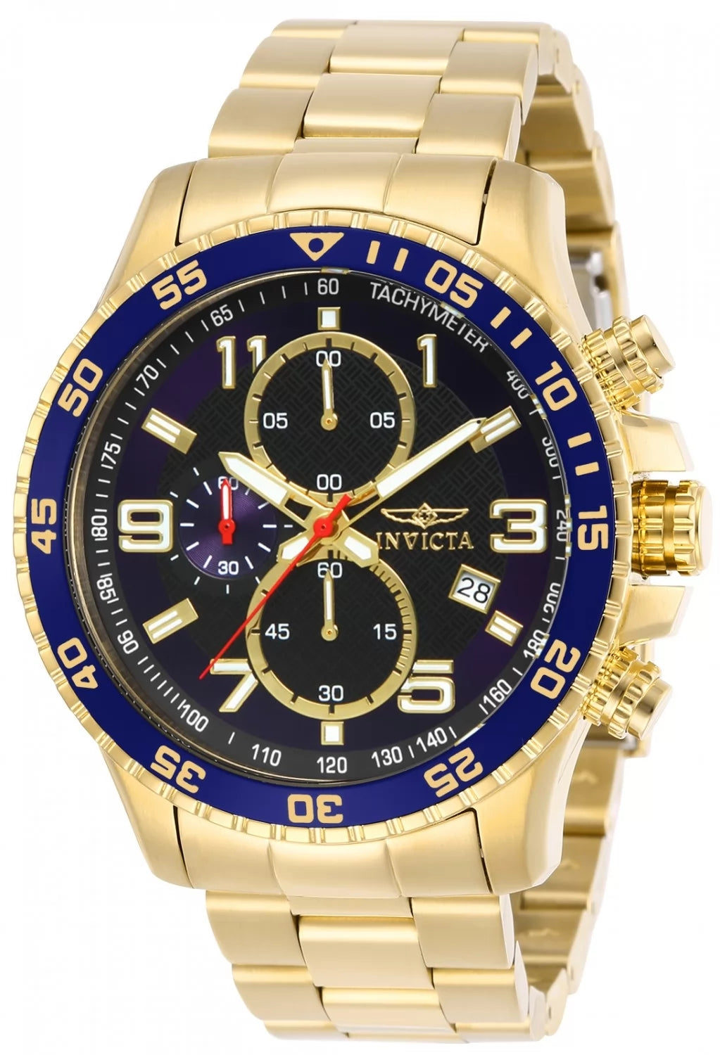 Invicta Men's 14878 Specialty Quartz Chronograph Black, Blue Dial Watch