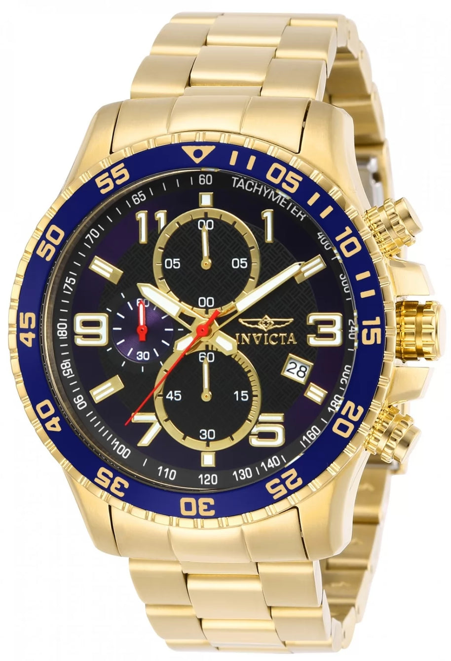 Invicta Men's 14878 Specialty Quartz Chronograph Black, Blue Dial Watch