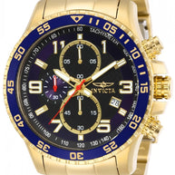 Invicta Men's 14878 Specialty Quartz Chronograph Black, Blue Dial Watch