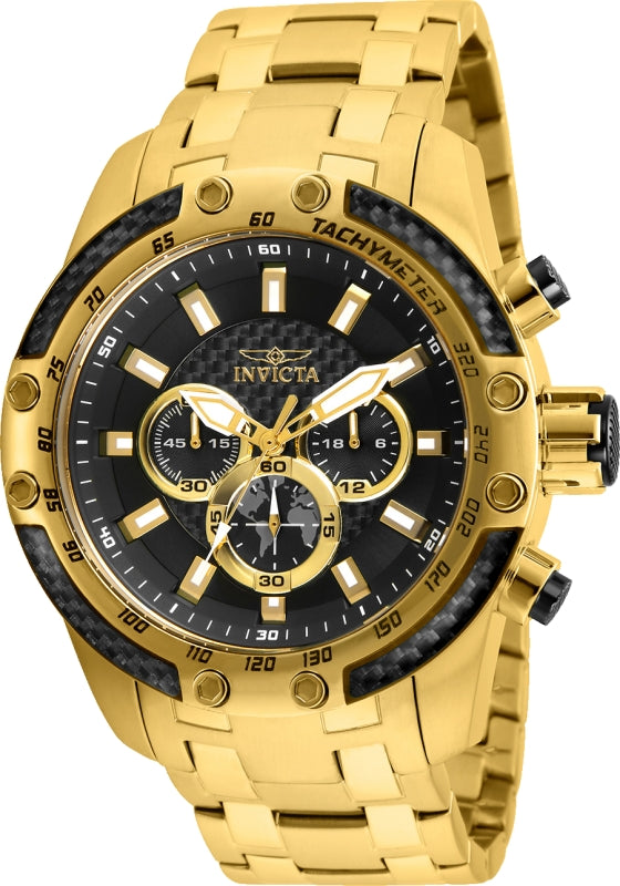 Invicta Men's 25944 Speedway Quartz Chronograph Black Dial Watch
