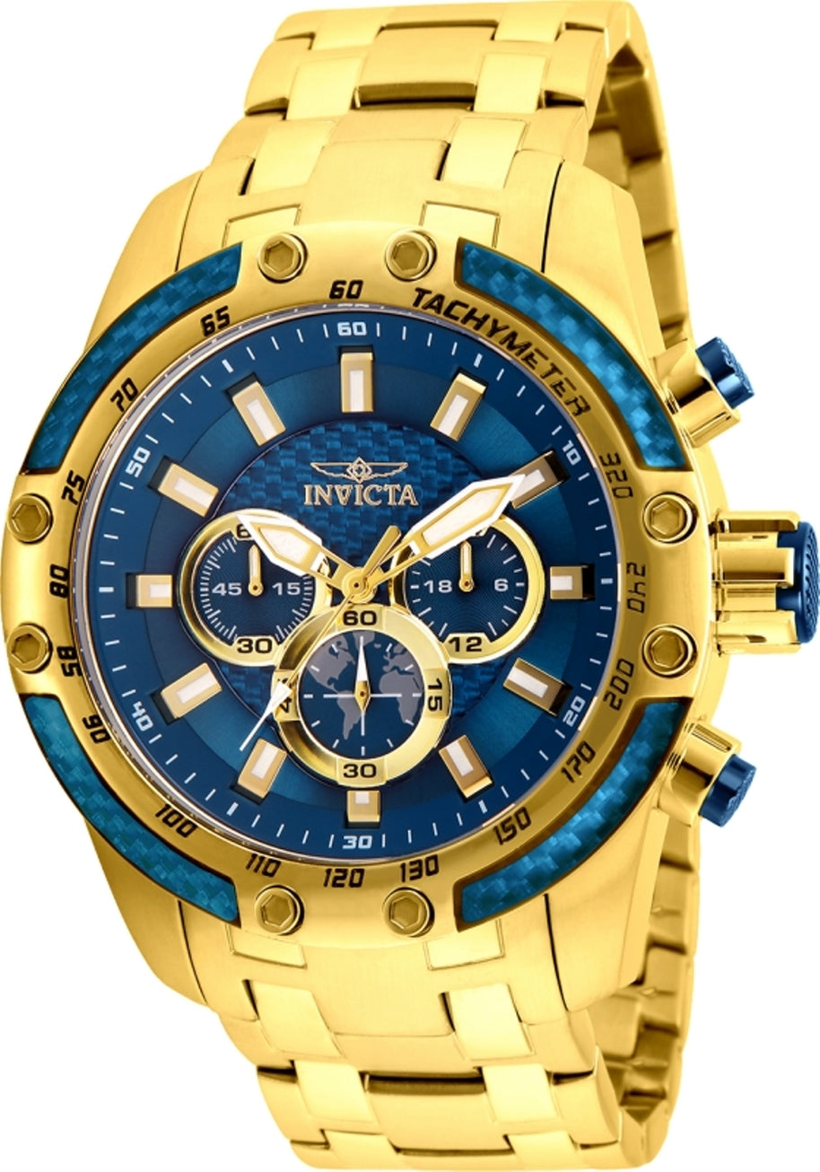 Invicta Men's 25945 Speedway Quartz Chronograph Blue Dial Watch