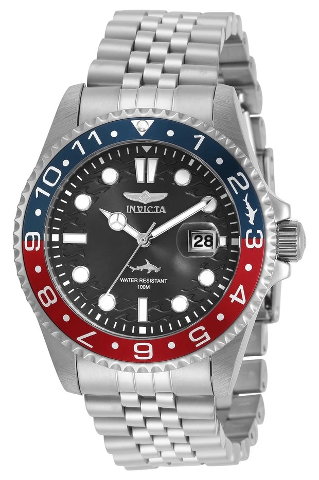 Invicta Men's 30619 Pro Diver  Quartz 3 Hand Black Dial Watch