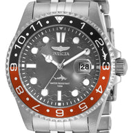 Invicta Men's 30621 Pro Diver  Quartz 3 Hand Charcoal Dial Watch