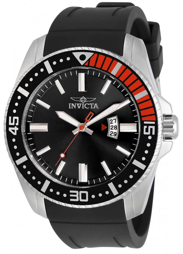Invicta Men's 30742 Pro Diver Quartz Multifunction Black Dial Watch