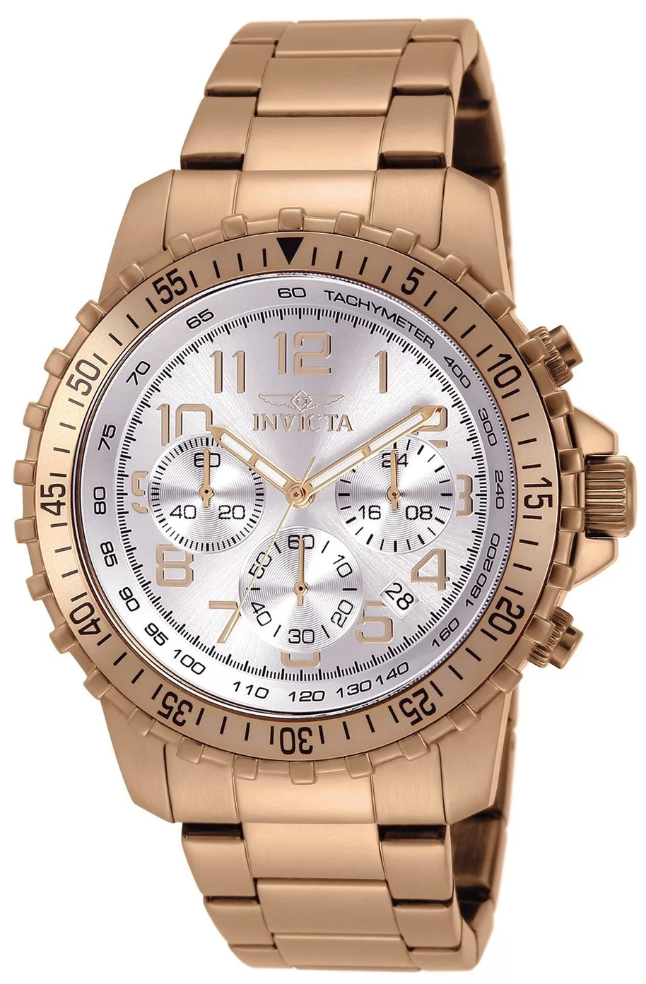 Invicta Men's 11368 Specialty Quartz Chronograph Silver Dial Watch