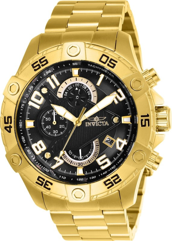 Invicta Men's 26097 S1 Rally Quartz Multifunction Black Dial Watch