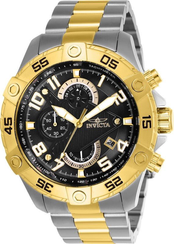 Invicta Men's 26100 S1 Rally Quartz Multifunction Black Dial Watch