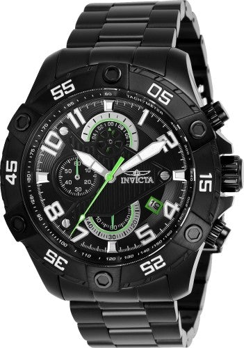 Invicta Men's 26101 S1 Rally Quartz Multifunction Black Dial Watch
