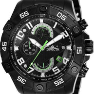 Invicta Men's 26101 S1 Rally Quartz Multifunction Black Dial Watch