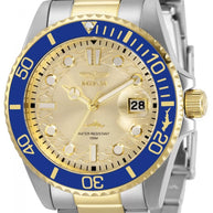 Invicta Women's 30482 Pro Diver Quartz 3 Hand Gold Dial Watch