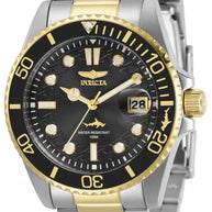 Invicta Women's 30483 Pro Diver Quartz 3 Hand Black Dial Watch