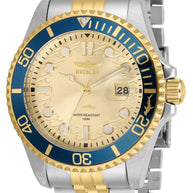 Invicta Men's 30617 Pro Diver Quartz 3 Hand Champagne Dial Watch
