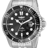 Invicta Men's 30609 Pro Diver Quartz 3 Hand Black Dial Watch
