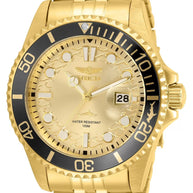 Invicta Men's 30613 Pro Diver Quartz 3 Hand Champagne Dial Watch