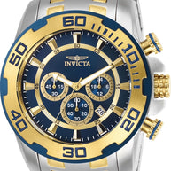 Invicta Men's 26296 Pro Diver Quartz Chronograph Blue Dial Watch