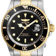 Invicta Men's 26973 Pro Diver Quartz 3 Hand Black Dial Watch