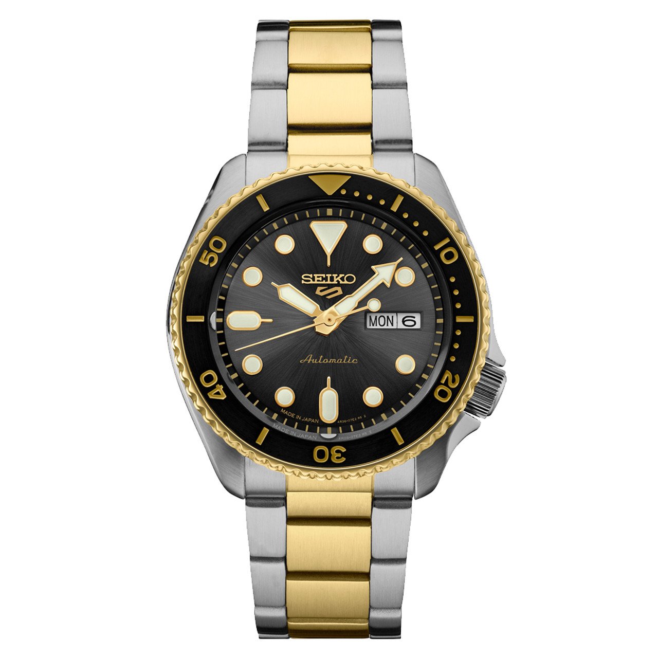 Seiko 5 SRPK22 Sports Automatic Charcoal Dial Men's Watch