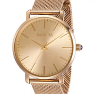 Invicta Women's 31072 Angel Quartz 3 Hand Rose Gold Dial Watch