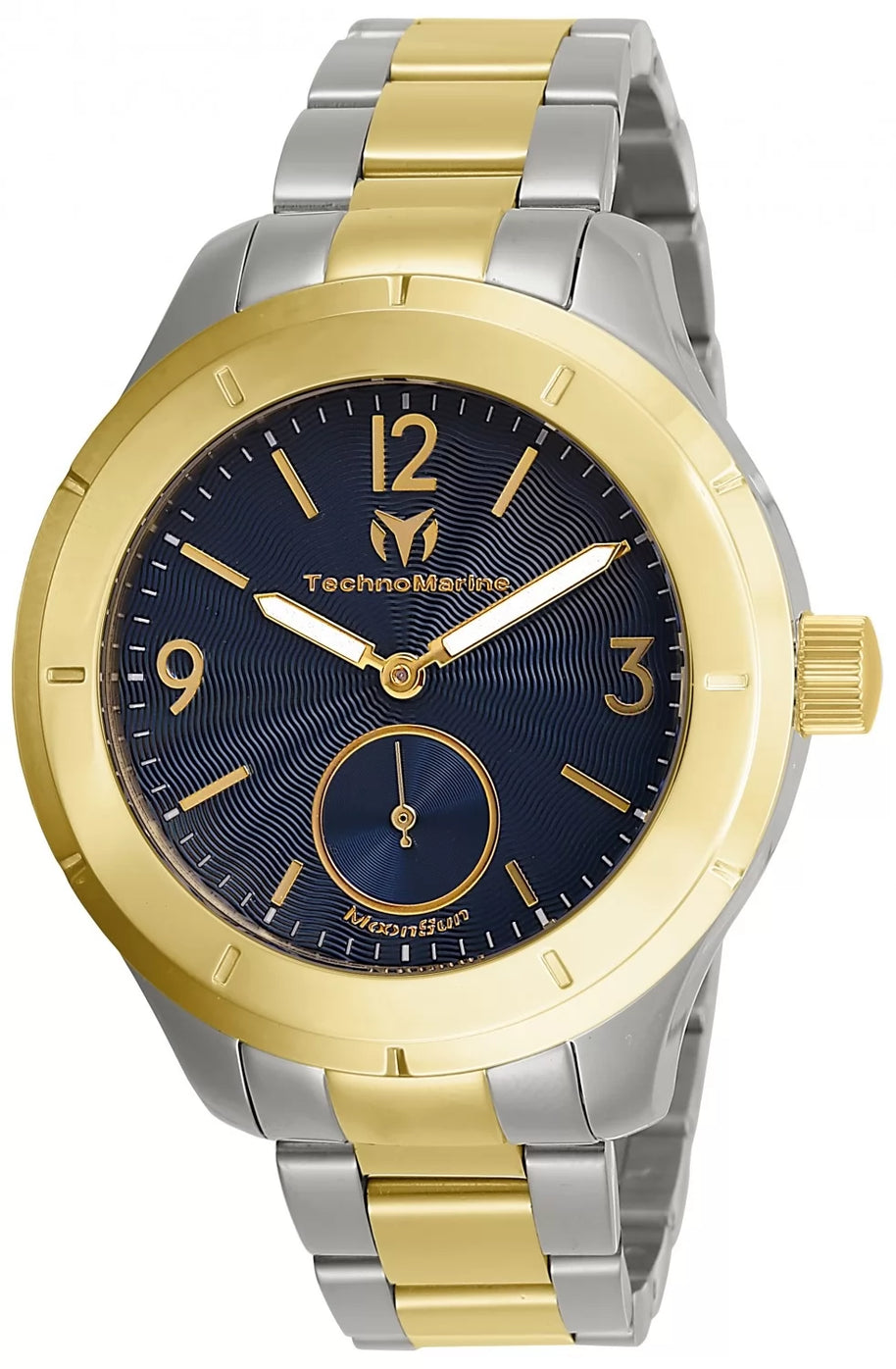 Technomarine Men's TM-818000 MoonSun Quartz Chronograph Blue Dial Watch