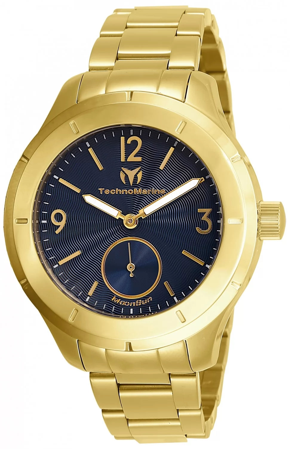 Technomarine Men's TM-818002 MoonSun Quartz Chronograph Blue Dial Watch