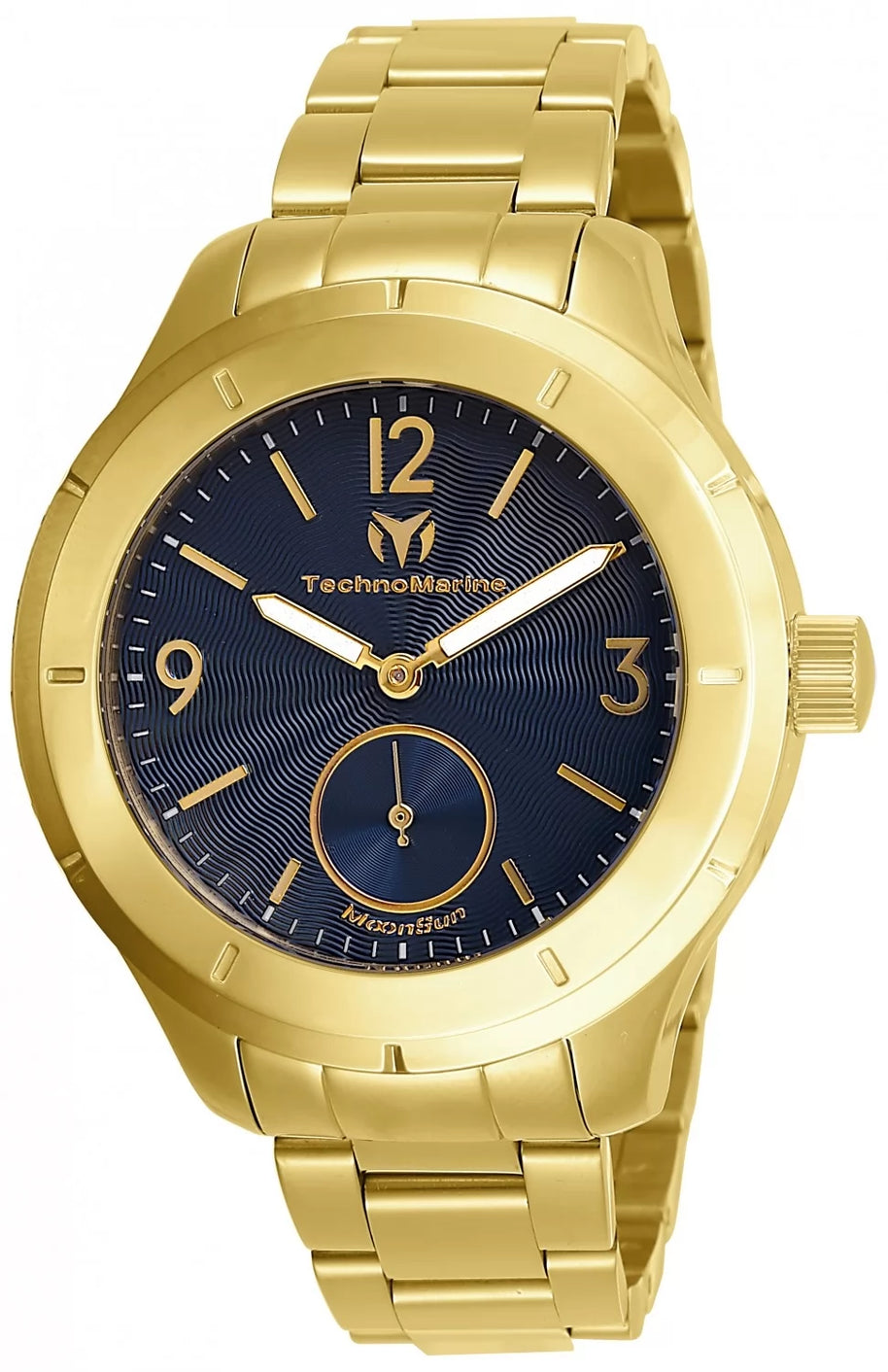 Technomarine Men's TM-818002 MoonSun Quartz Chronograph Blue Dial Watch