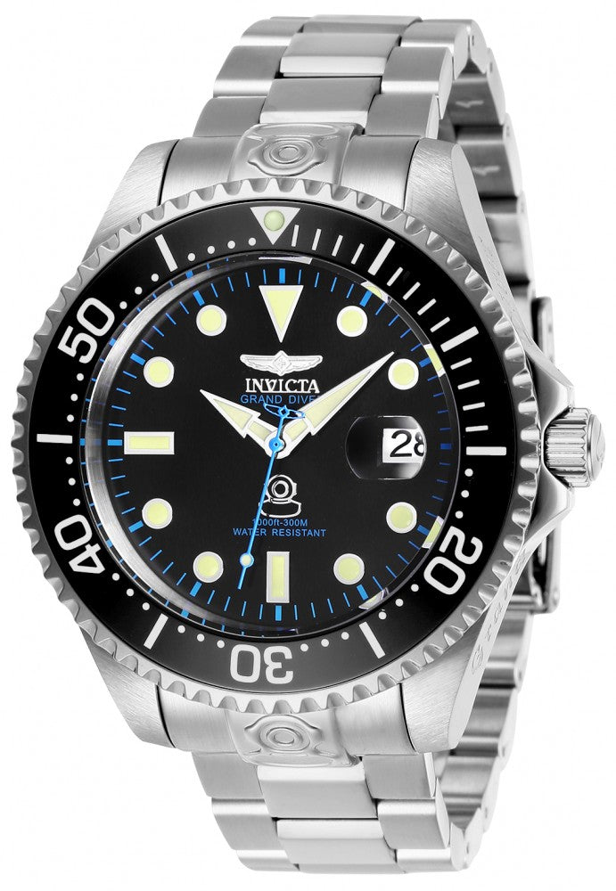 Invicta Men's 27610 Pro Diver Automatic 3 Hand Black Dial Watch