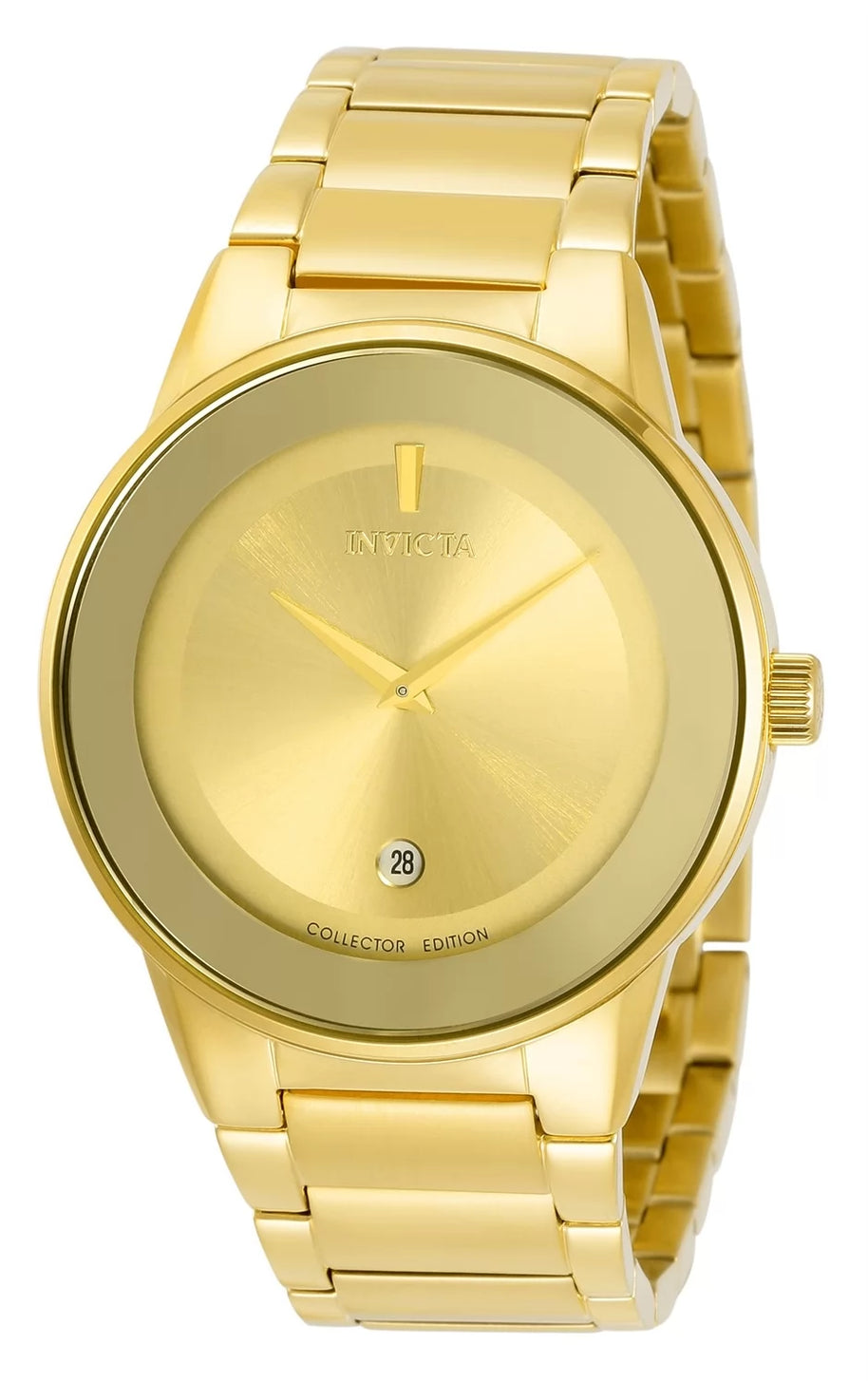Invicta Men's 30535 Specialty Quartz 2 Hand Gold Dial Watch